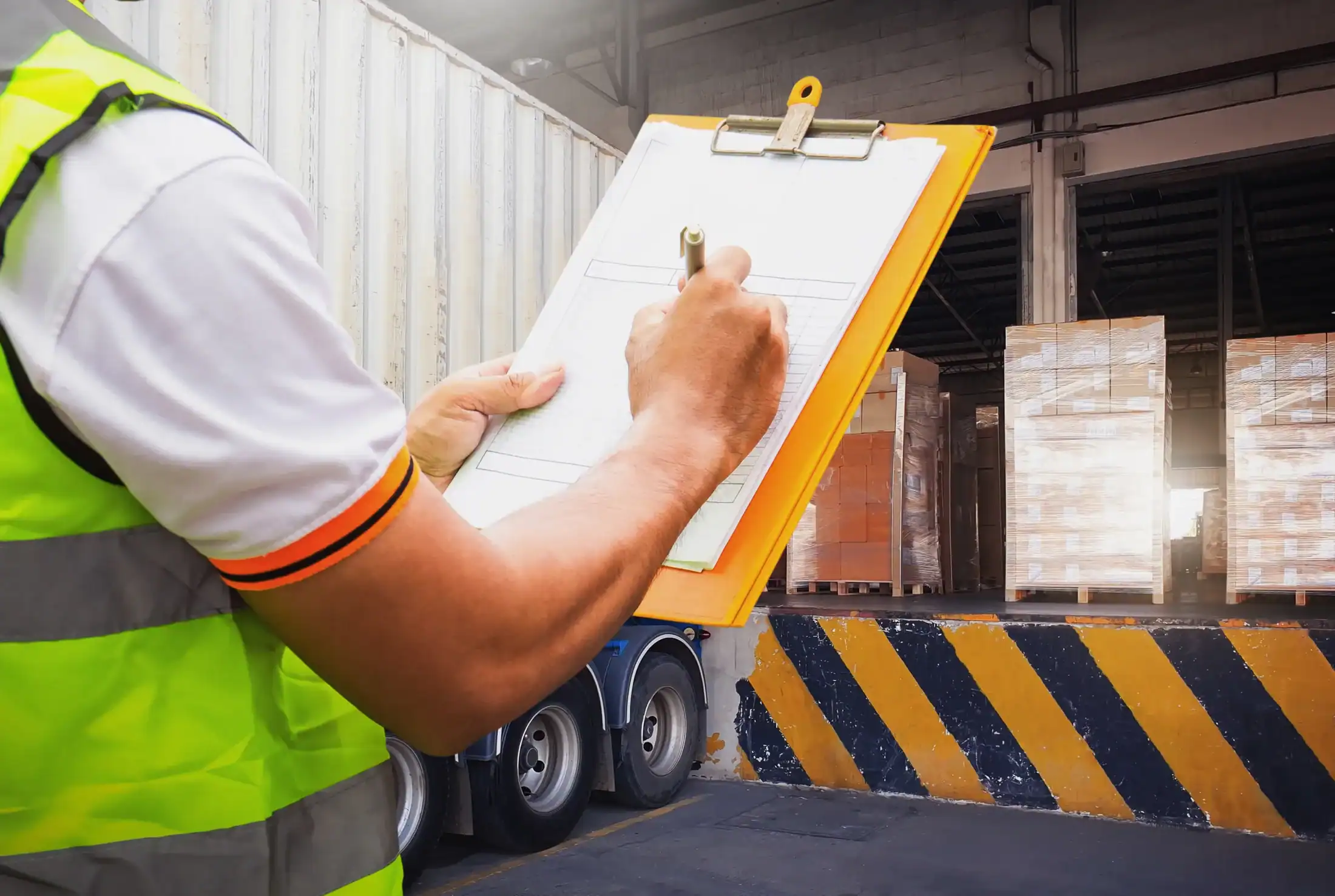 Dangerous goods shipment prepared for regulated transport